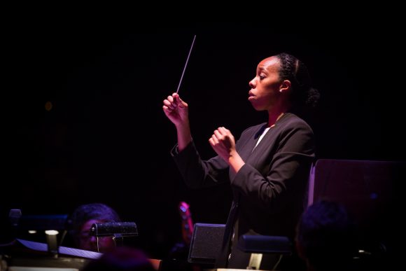 Kalena Bovell conducting