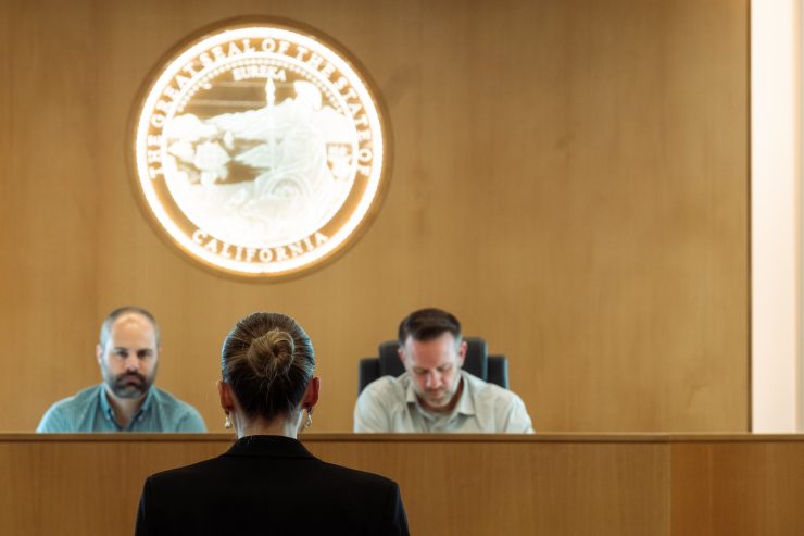 Photograph of judges
