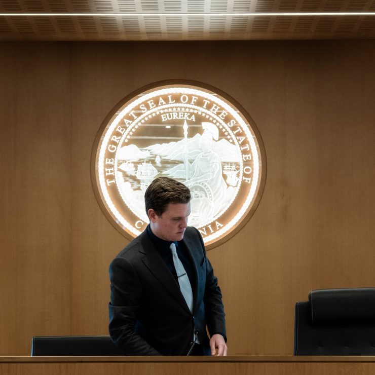 Photograph of the Kennedy Hall Courtroom
